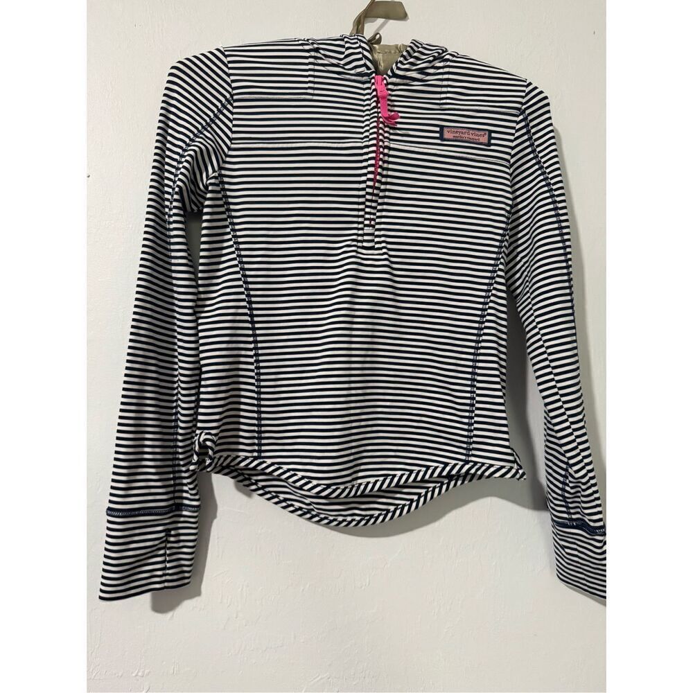 Vineyard Vines The sher shirt long sleeve hooded striped S kids